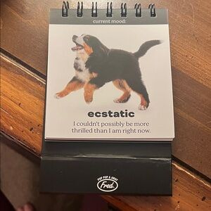 Fred Ecstatic Puppy Spiral Notepad